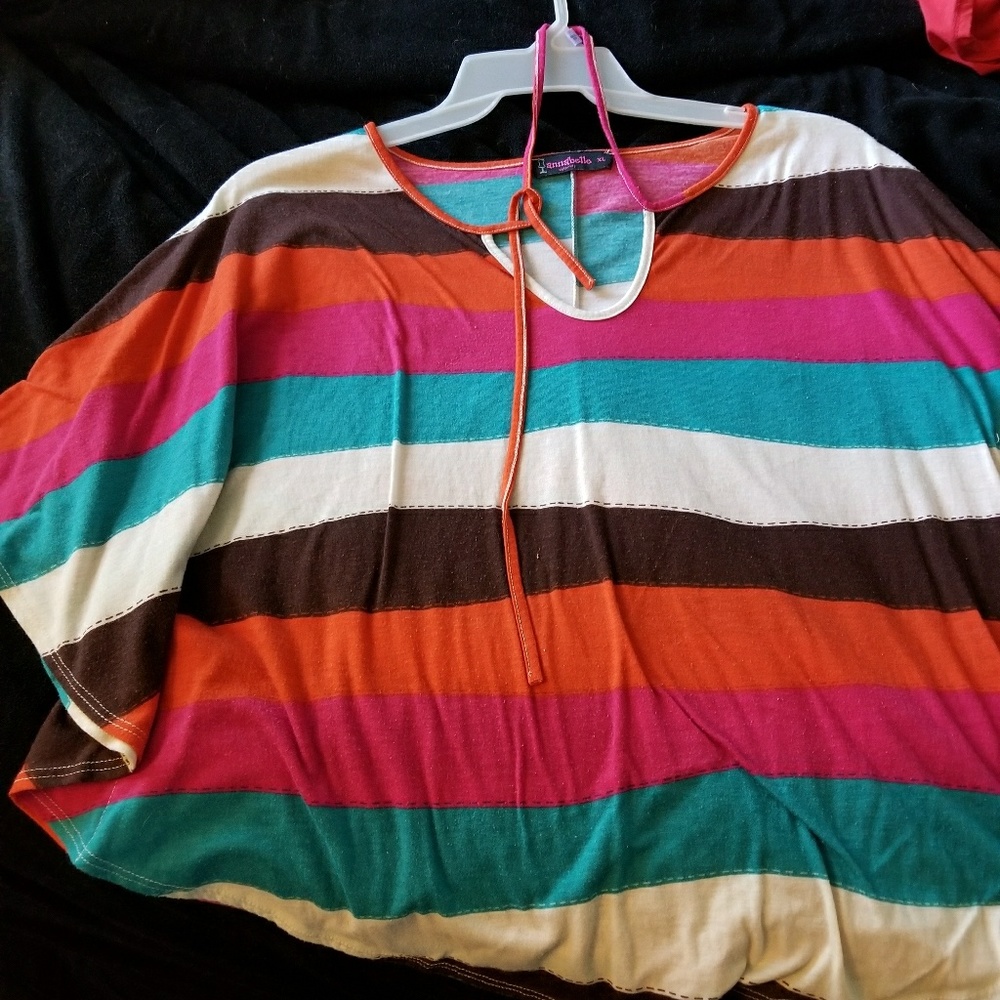 Maternity poncho style top